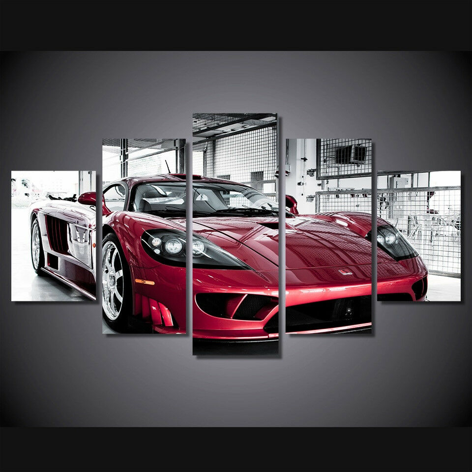 Saleen S7 Twin Turbo Car Canvas Wall Art