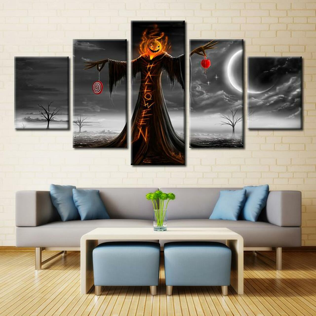 Scarecrow Canvas Wall Art