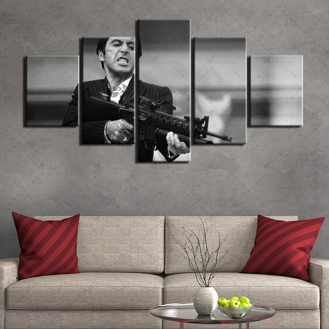 Scarface Al Pacino Movie Canvas Wall Art