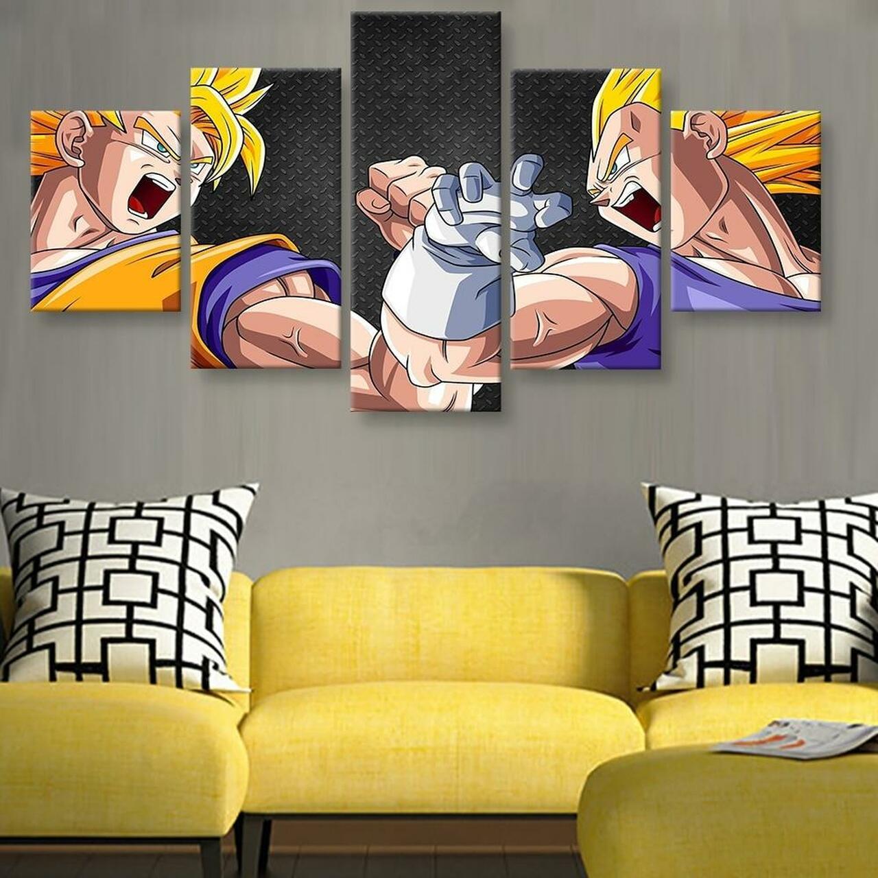 Seven Dragon Ball Canvas Wall Art