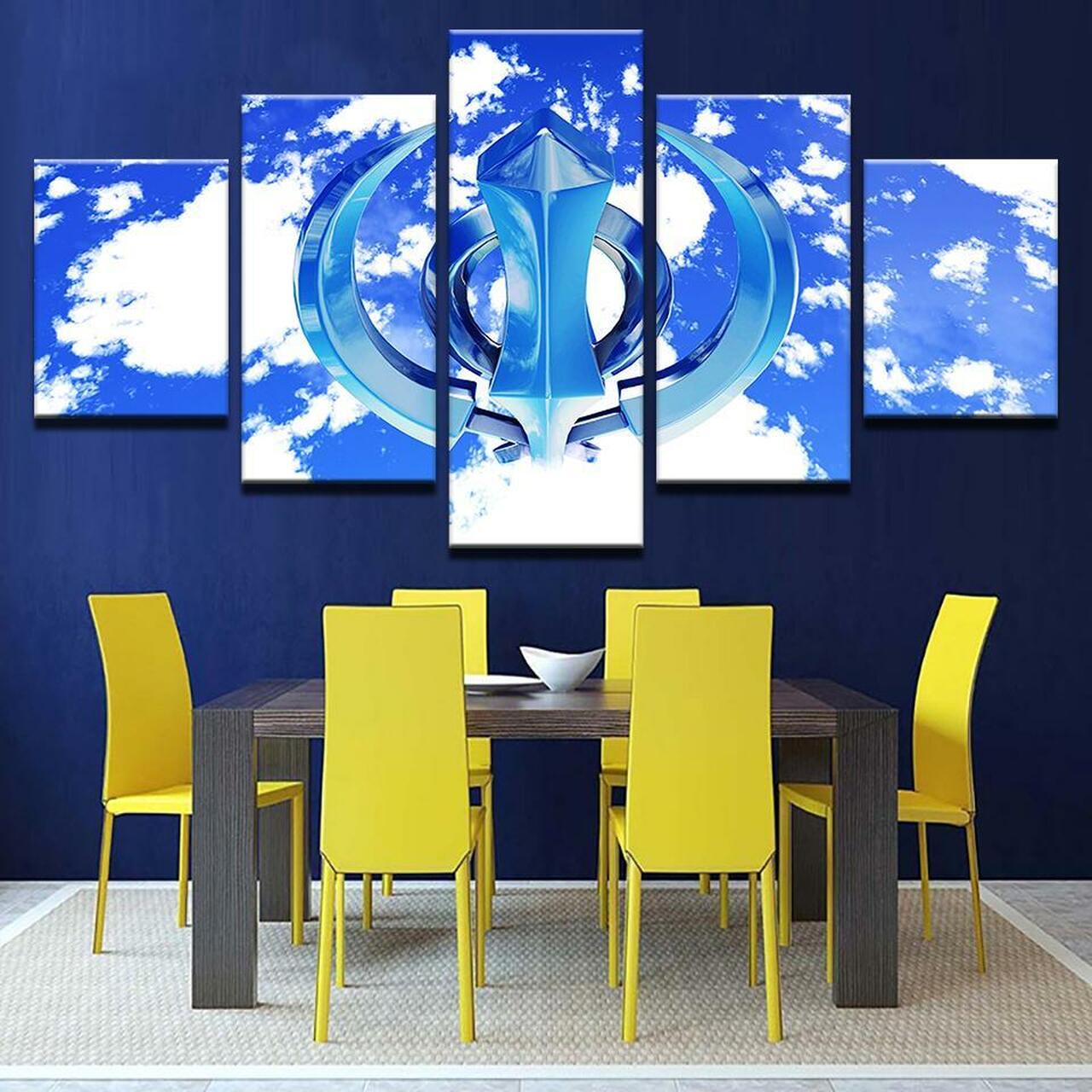 Sikh Khanda Canvas Wall Art