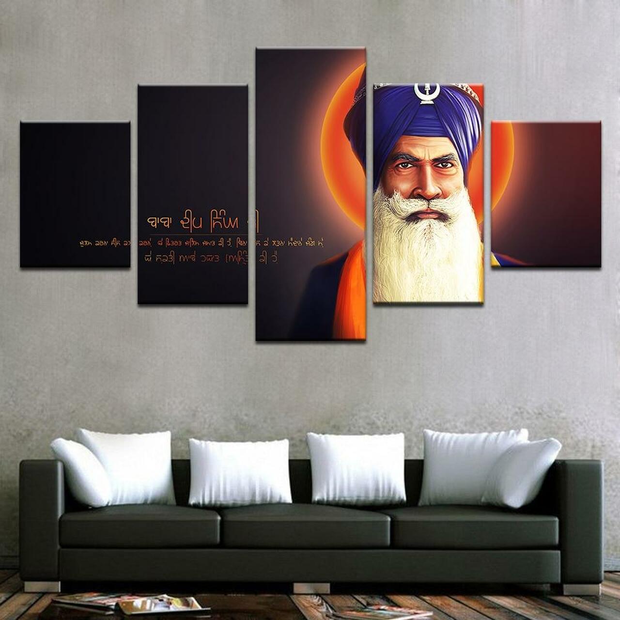 Sikh Gurbani Canvas Wall Art