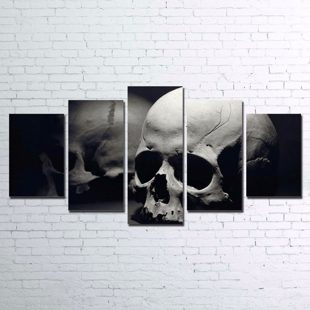 Skull Reflect Canvas Wall Art