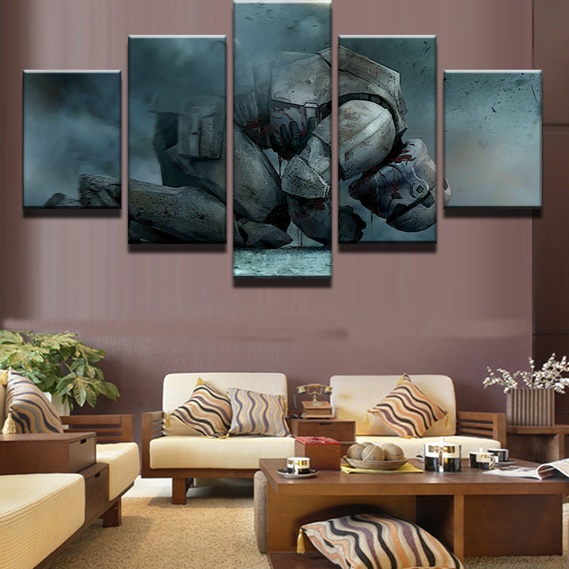 Soldiers Star Wars Canvas Wall Art