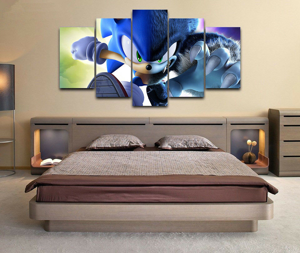 Sonic The Hedgehog Game Canvas Wall Art