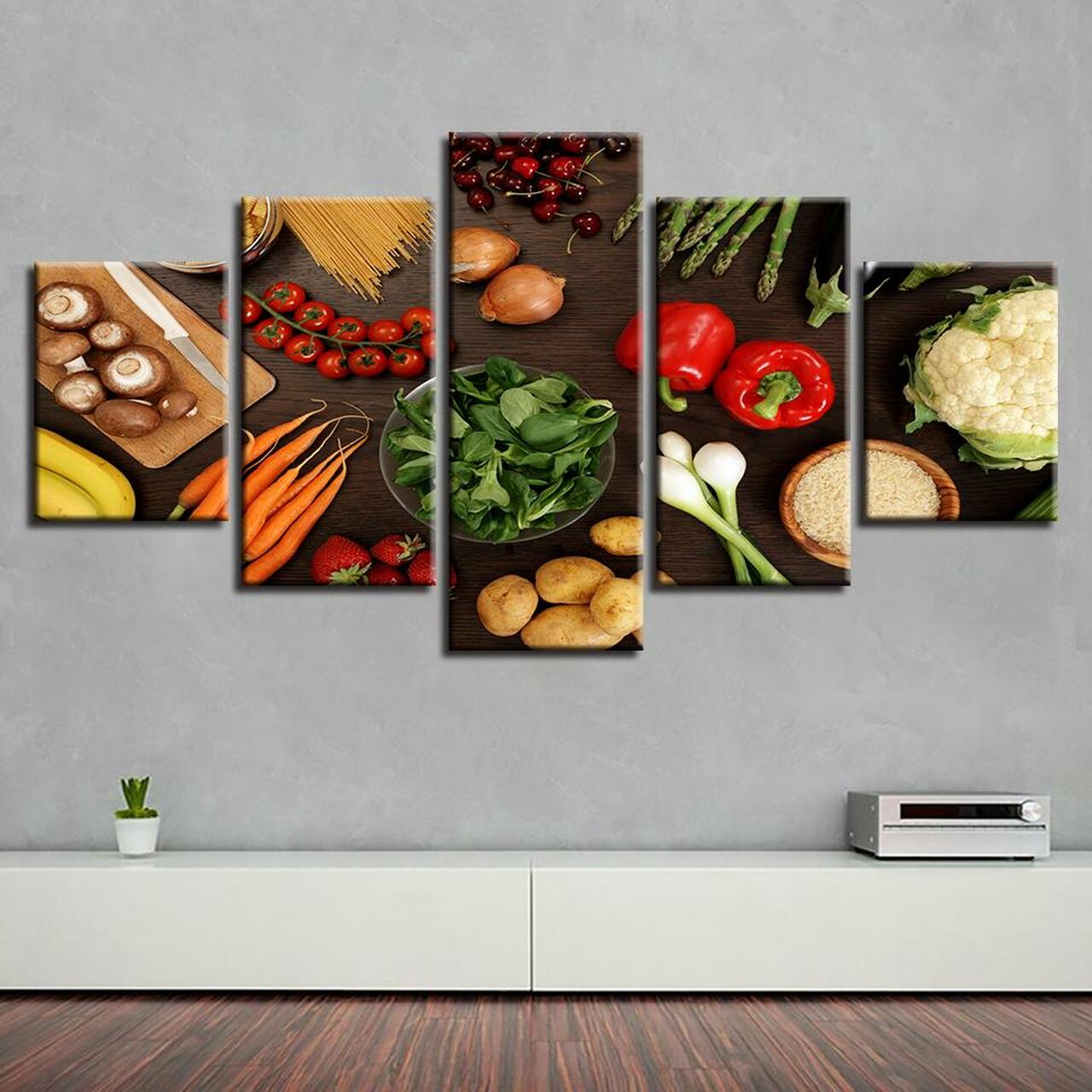 Spaghetti Canvas Wall Art
