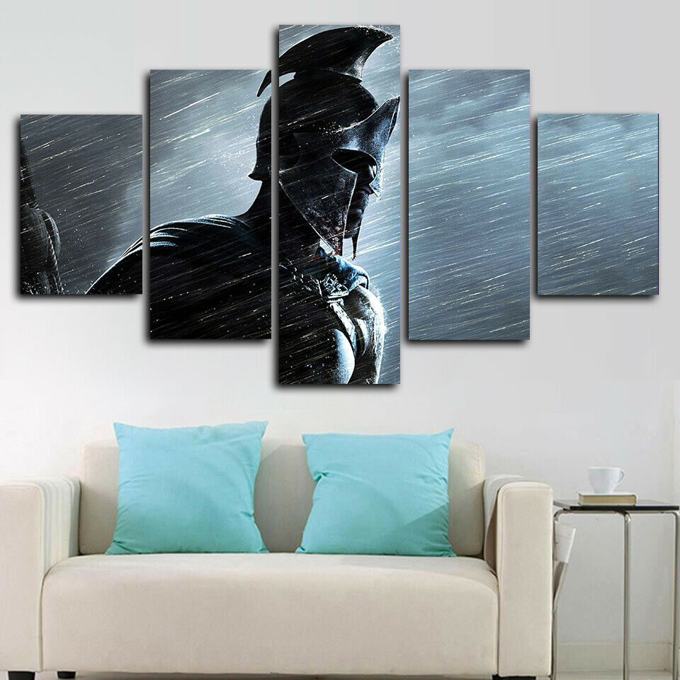 Spartan Warrior Sparta Canvas Wall Art