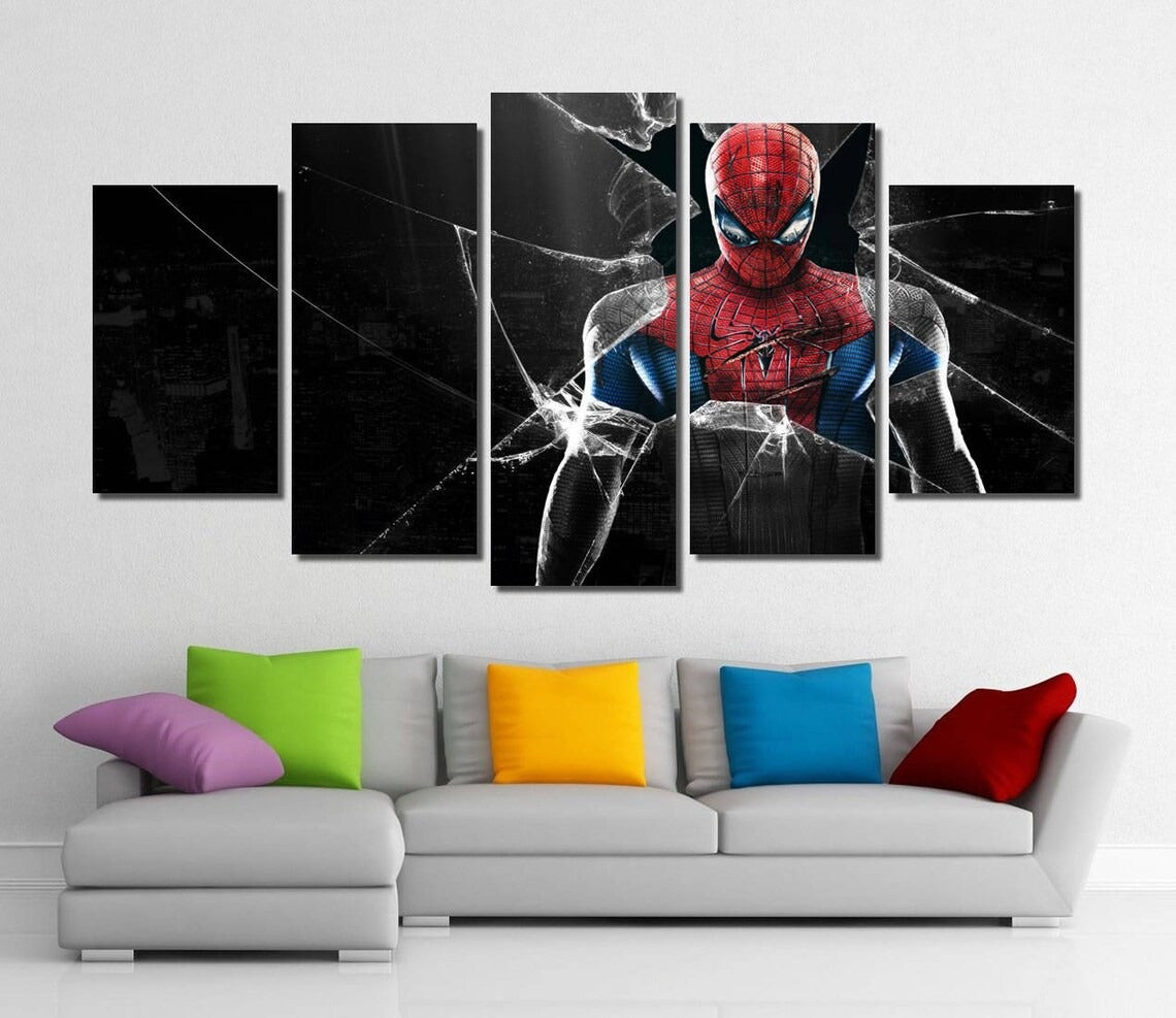 Spider-Man Marvel Comic Canvas Wall Art