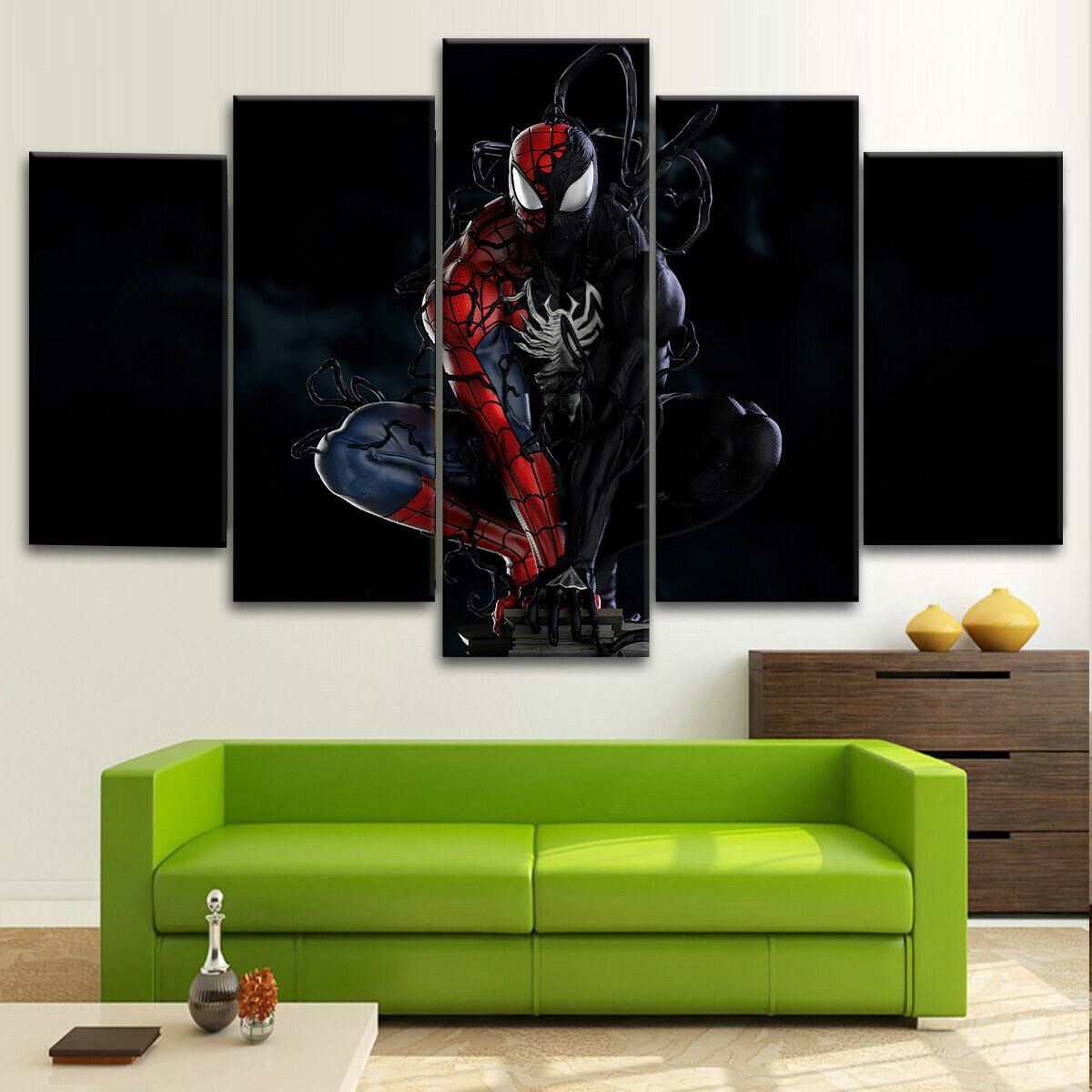 Spider Man Venom Transform Canvas Wall Art