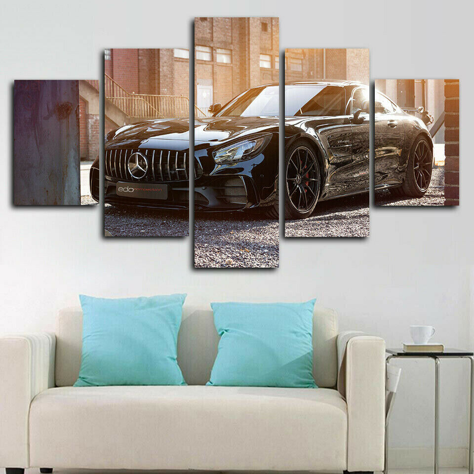 Sports Car Mercedes Amg Canvas Wall Art