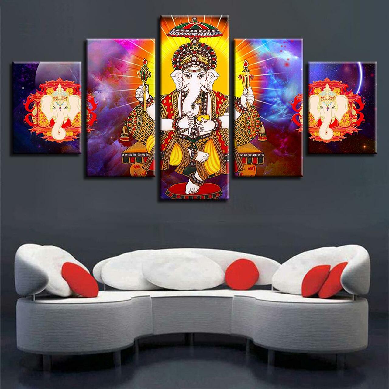 Sri Ganesha Canvas Wall Art