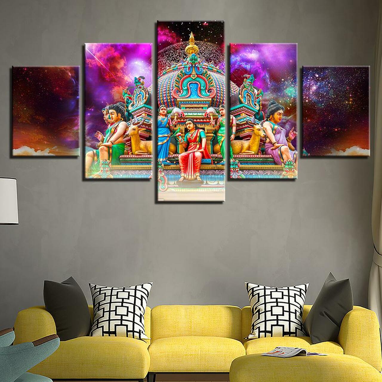 Sri Mariamman Temple Canvas Wall Art
