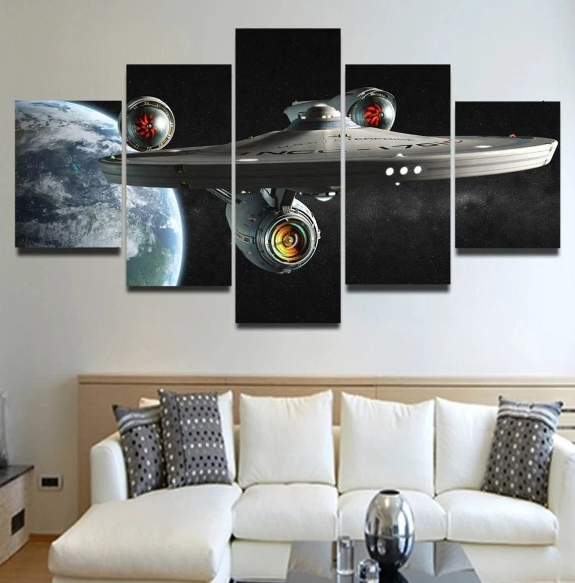 Star Trek Uss Enterprise Canvas Wall Art