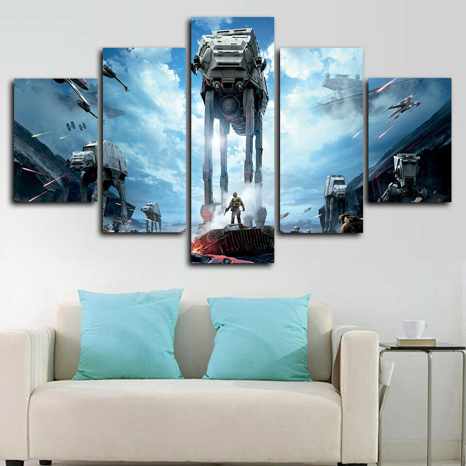 Star Wars At-At Walker Battlefront Canvas Wall Art