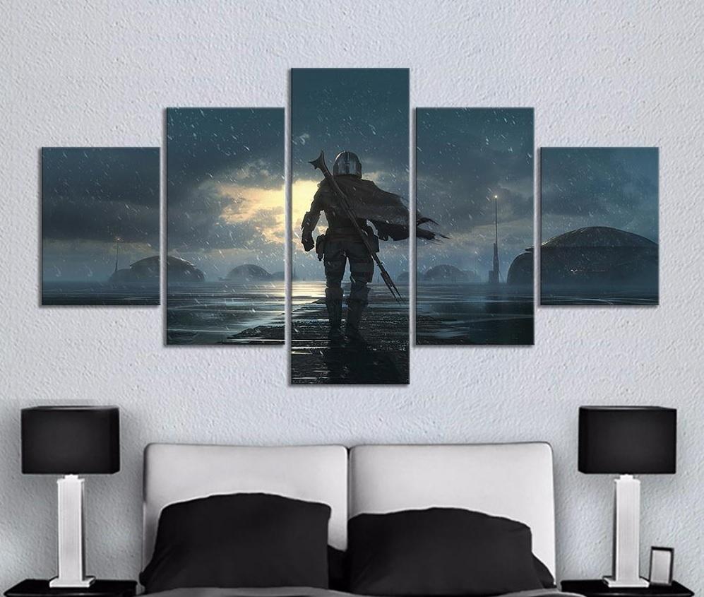 Star Wars Mandalorian Canvas Wall Art