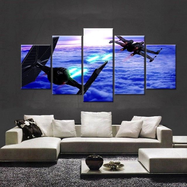 Star Wars Tie Fighter Canvas Wall Art