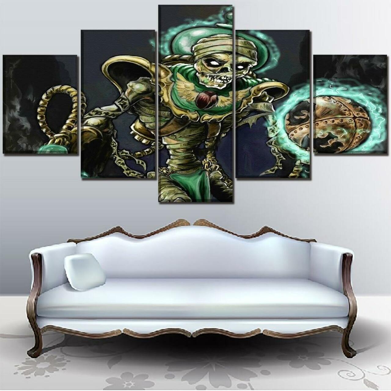 Steampunk Skull Canvas Wall Art