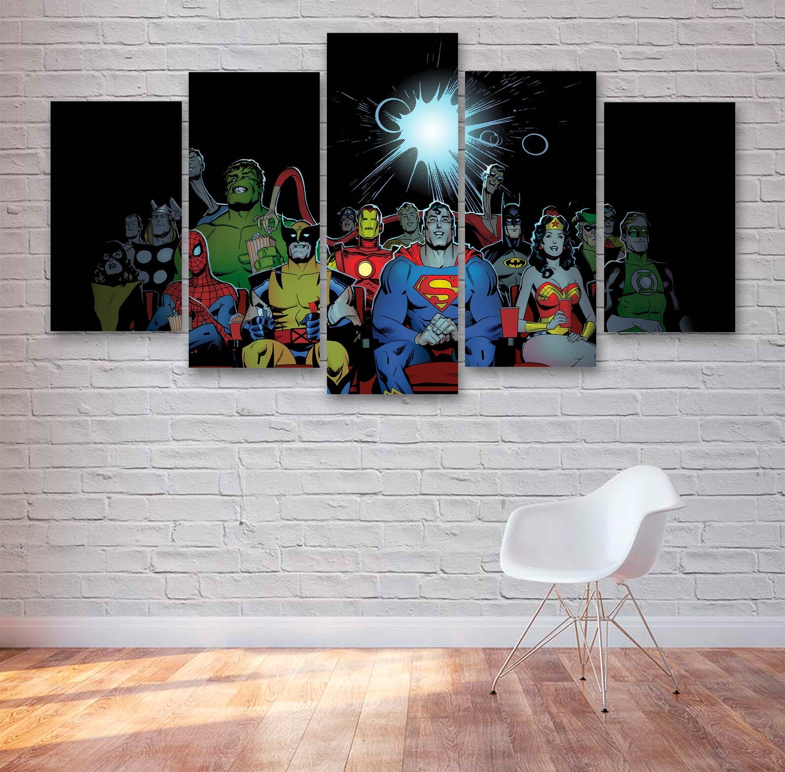 Super Hero Marvel Movie Canvas Wall Art
