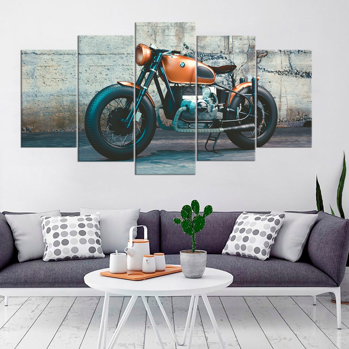 Superbike Motorcycle Motorbike Canvas Wall Art