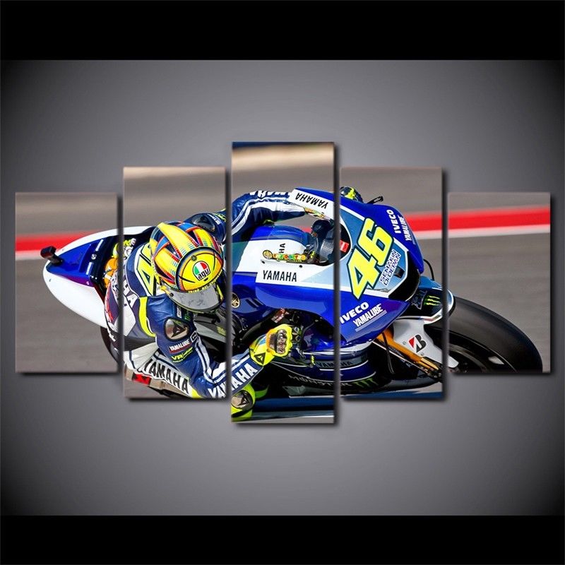 Superbike Motorcycle Canvas Wall Art