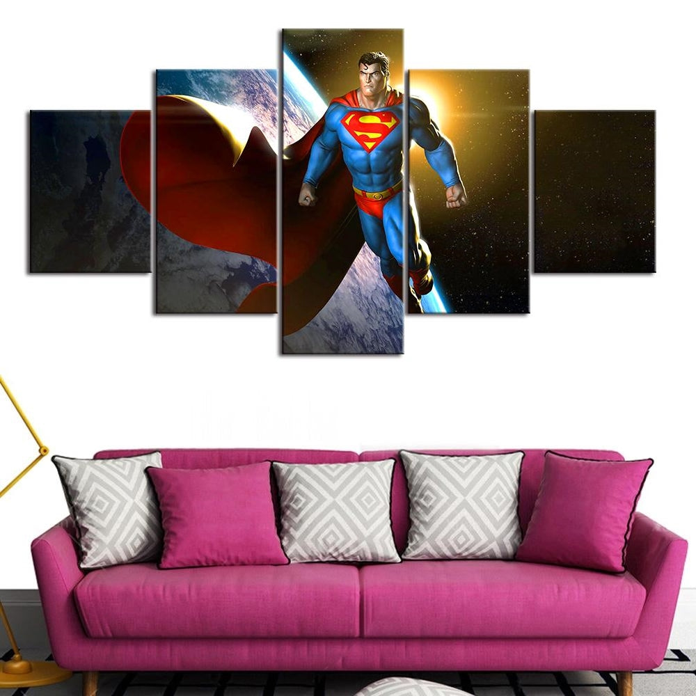 Superman Dc Comics Canvas Wall Art