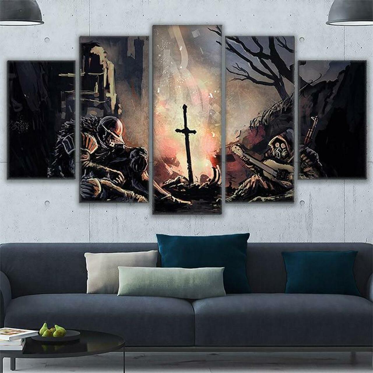 The Excalibur Canvas Wall Art