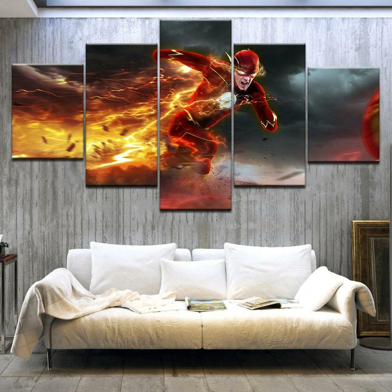 The Flash Canvas Wall Art