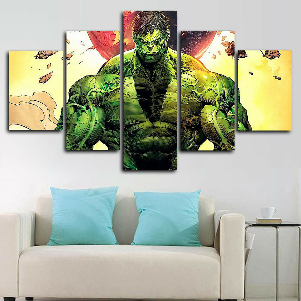 The Hulk Comics Marvel Super Hero Canvas Wall Art