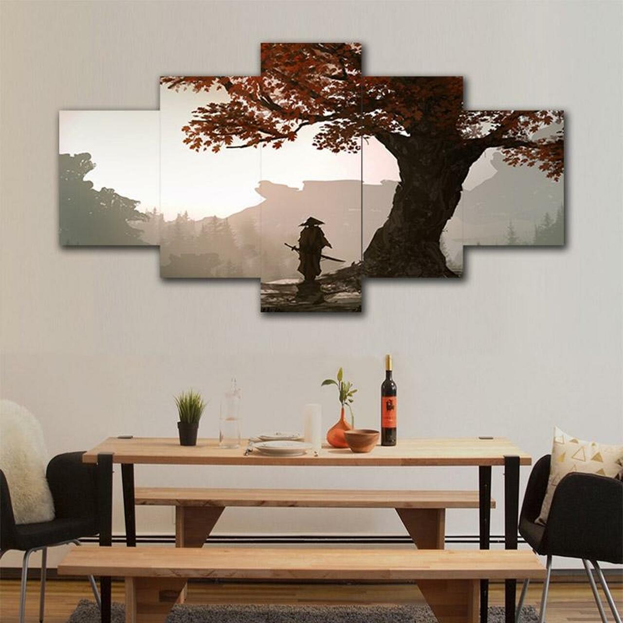 The Samurai Canvas Wall Art