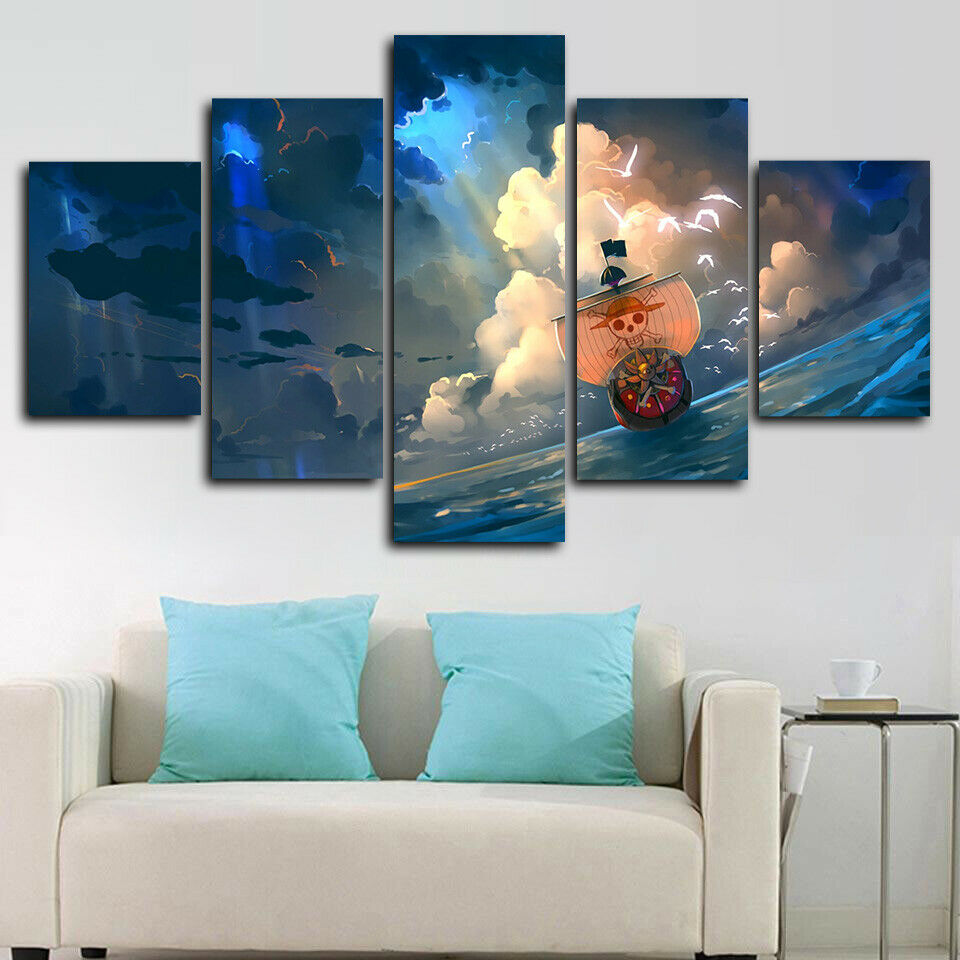 The Thousand Sunny Anime Canvas Wall Art
