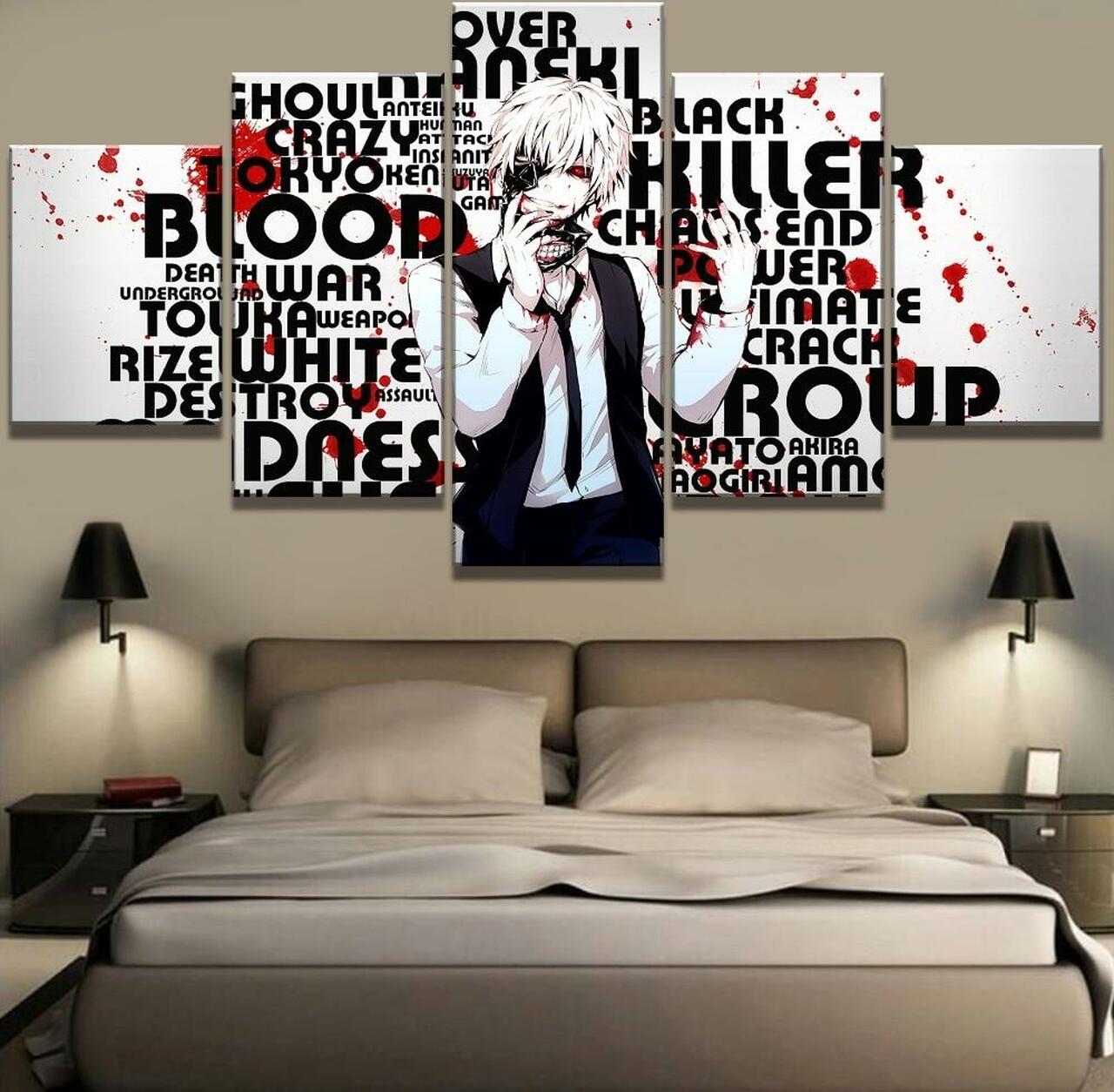 Tokyo Ghoul Graffiti Canvas Wall Art
