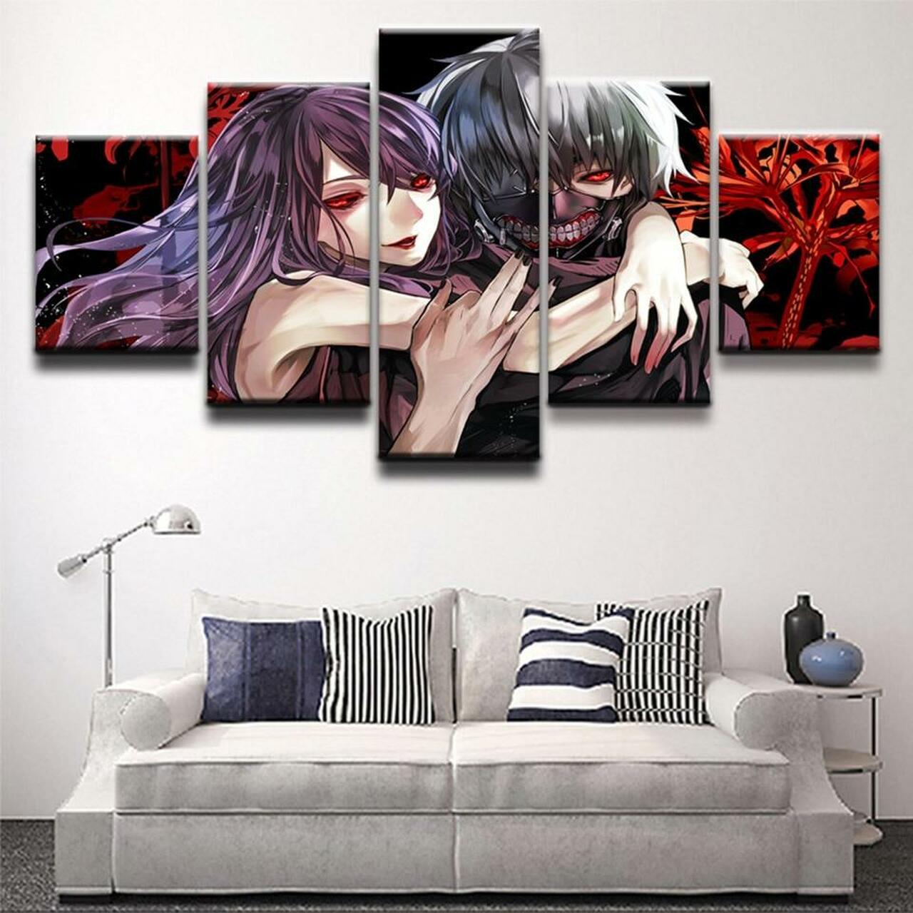 Tokyo Ghoul Love Canvas Wall Art