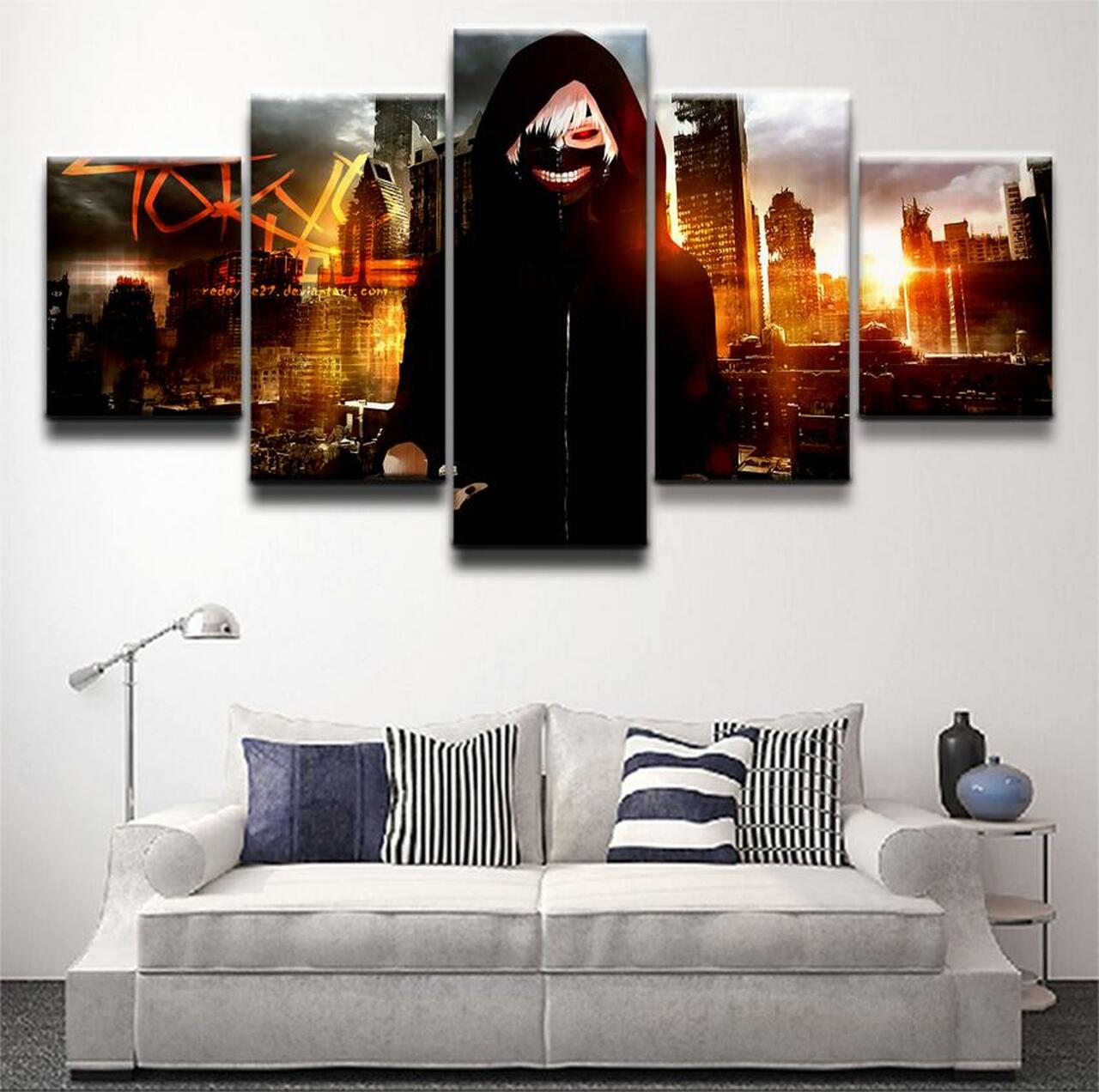 Tokyo Kaneki Ken Canvas Wall Art