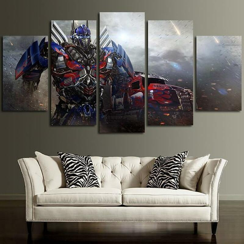 Transformers Optimus Prime Canvas Wall Art