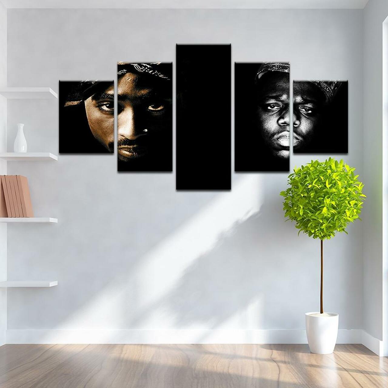 Tupac 2Pac American Rapper Canvas Wall Art