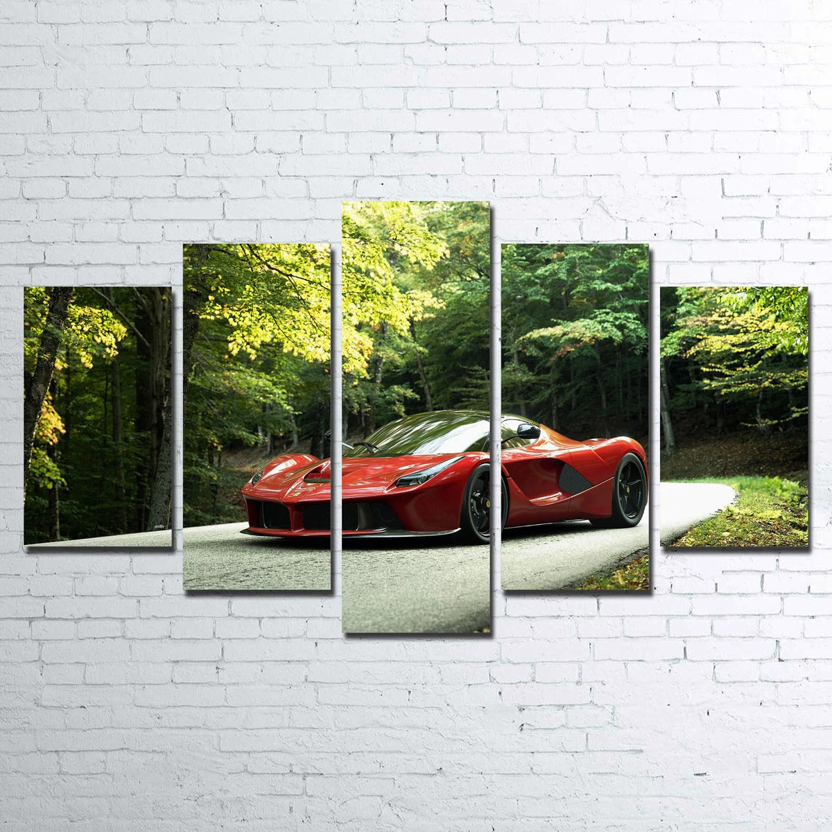Ultimate Red Sports Car Canvas Wall Art