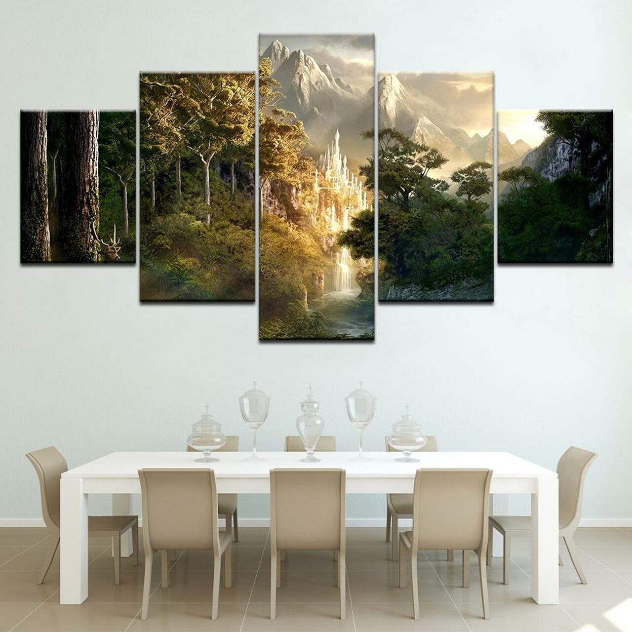 Vibrant View Canvas Wall Art