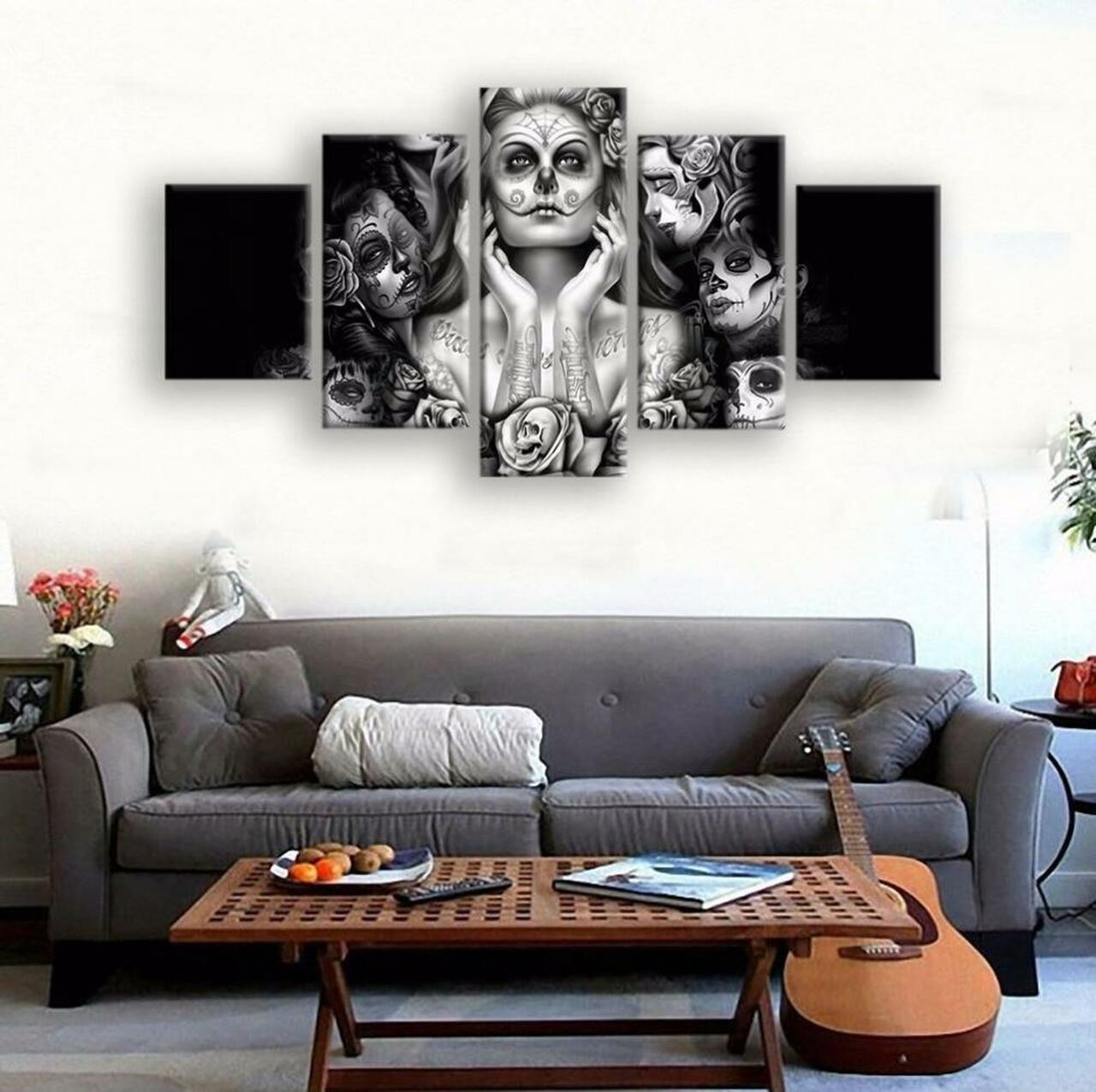 Woman Of Many Faces Canvas Wall Art