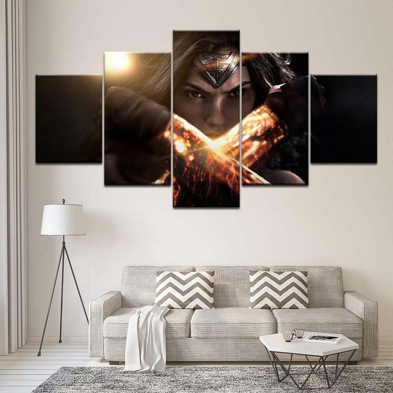 Wonder Woman Superhero Canvas Wall Art