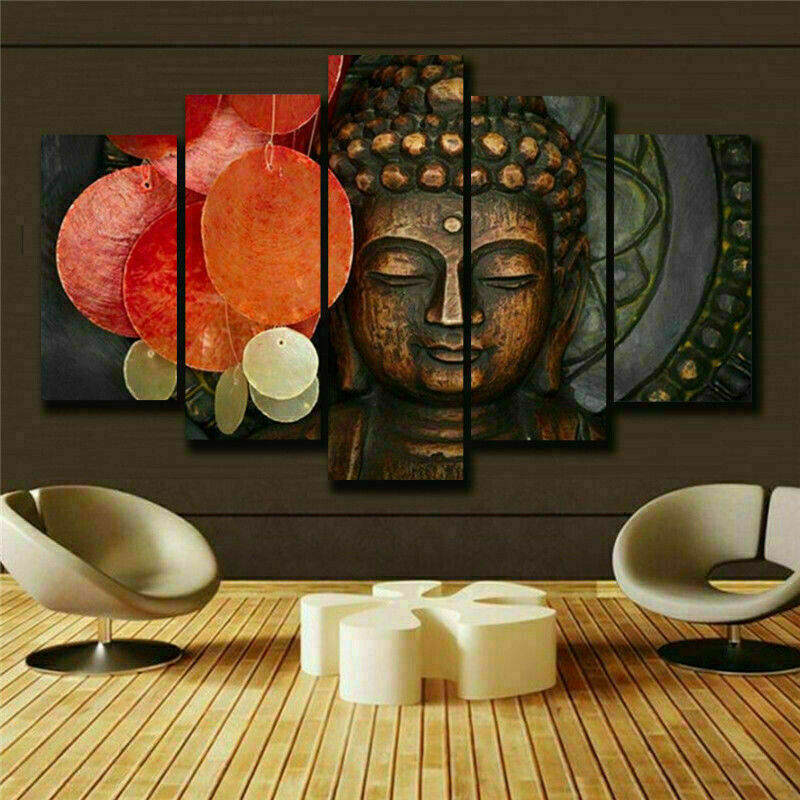 Zen Buddha Meditation Statue Canvas Wall Art Zen Buddha Meditation Statue Canvas Wall Art