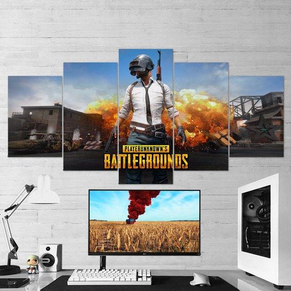 Pubg Playerunknowns Battlegrounds 11 – Gaming Canvas Wall Art