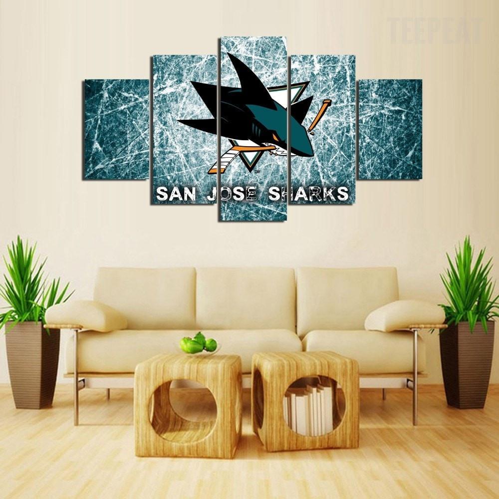 San Jose Sharks Sports Team – Sport Canvas Wall Art