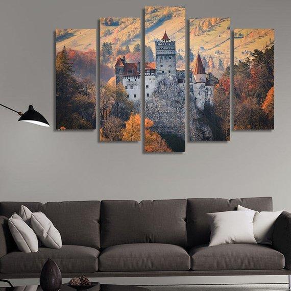 13Th Century Castle Bran – Nature Canvas Wall Art
