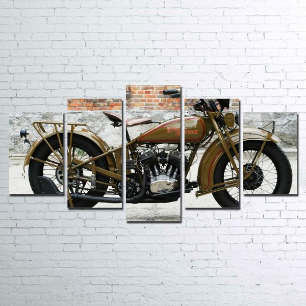 1930’S Harley-Davidson Wall – Automative Canvas Wall Art