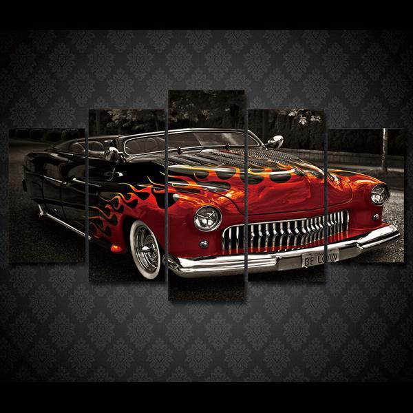 1949 Leadsled Mercury – Automative Canvas Wall Art