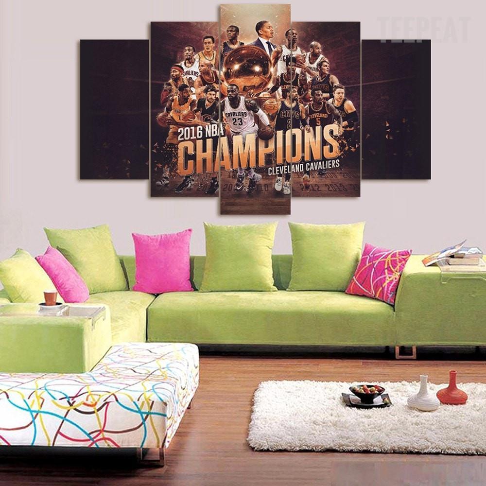 2016 Nba Champions “Cavaliers” – Sport Canvas Wall Art