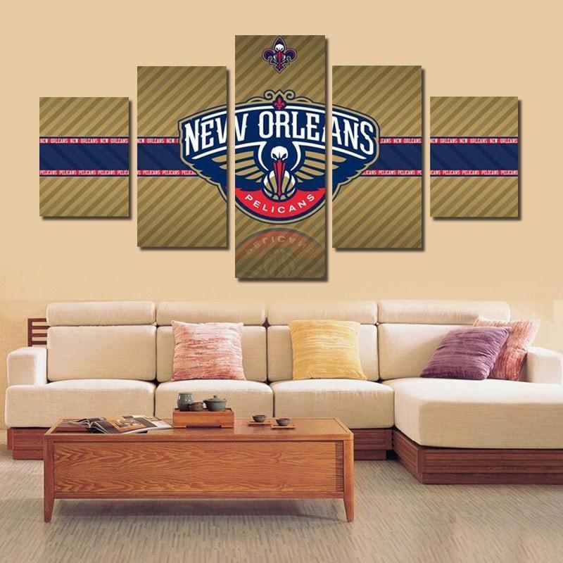 2017 New Orleans Pelicans – Sport Canvas Wall Art