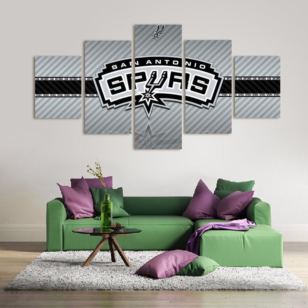 2017 San Antonio Spurs Banner – Sport Canvas Wall Art