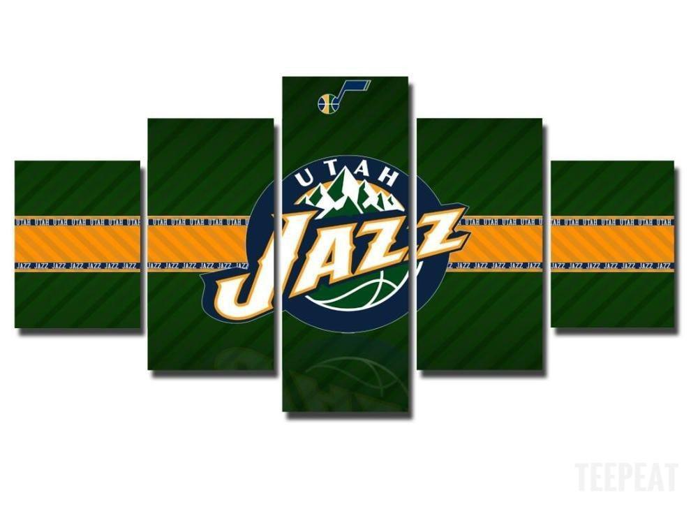 2017 Utah Jazz Banner – Sport Canvas Wall Art