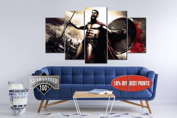 300 Spartans – Movie Canvas Wall Art